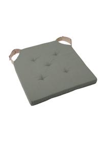 Sitzkissen Duo in Khaki, Bezug: 100% Baumwolle, Khaki, 40 x 40 cm