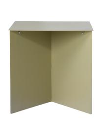 Metalen salontafel Dinga in olijfgroen, Gepoedercoat metaal, Olijfgroen, B 60 cm x H 45 cm