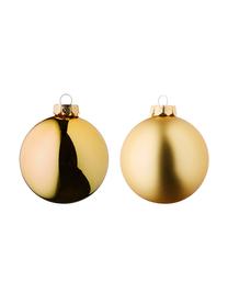 Weihnachtskugel-Set Evergreen Ø 8 cm, 6-tlg., Goldfarben, Ø 8 cm