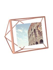 Portafoto da tavolo color rame Prisma, Cornice: acciaio, Rame, 10 x 15 cm