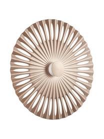 Applique a LED di design Phinx, Struttura: alluminio rivestito, Marrone chiaro, Ø 32 x Prof. 5 cm