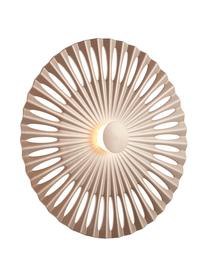 Design LED-Wandleuchte Phinx, Hellbraun, Ø 32 x T 5 cm