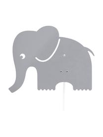Wandlamp Elephant in de vorm van een olifant, Grijs, B 29 x H 23 cm