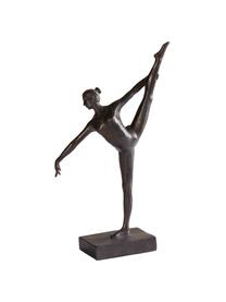 Figura decorativa Dancer, estilo vintage, Poliresina con apariencia de metal, Negro, An 17 x Al 32 cm