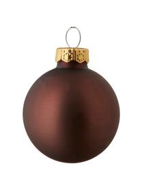 Bolas de Navidad Evergreen, Ø 6 cm, 10 uds., Marrón oscuro, Ø 6 cm