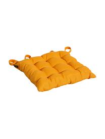 Einfarbiges Sitzkissen Panama in Gelb, Bezug: 50% Baumwolle, 45% Polyes, Gelb, 45 x 45 cm