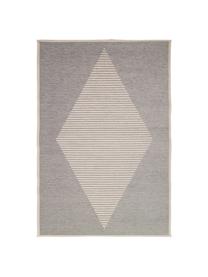 Tapis extérieur aspect velours Diatonic, 100 % polypropylène, Gris, beige, larg. 150 x long. 230 cm (taille M)