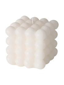 Bougie cube Bubble, 3 élém., Cire, Lilas, rose, blanc, Ø 8 x haut. 8 cm