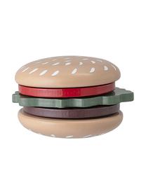 Set di giocattoli Hamburger, Legno di loto, pannelli di fibra a media densità (MDF), nylon, Multicolore, Ø 7 x Alt. 5 cm