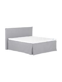 Cama matrimonial Premium Violet, Patas: madera de haya maciza pin, Gris, 200 x 200 cm