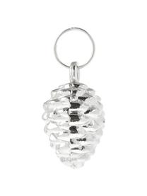 Geschenklabelsset Charm, set van 6, Gecoat metaal, Zilverkleurig, Ø 2 cm, H 3 cm