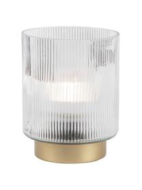 Photophore LED blanc Votive, Verre, Transparent, Ø 12 x haut. 16 cm