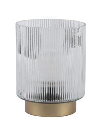 Portavelas LED Votive, Vidrio, Transparente, Ø 12 x Al 16 cm
