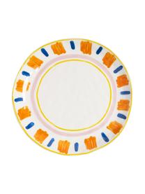 Set de platos postre de porcelana Boavista, 4 uds., Porcelana esmaltado, Multicolor, Ø 22 cm