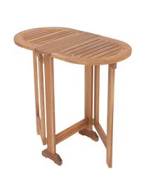 Tavolo pieghevole da balcone in legno di acacia Wings, Legno di acacia, certificato FSC®, Legno di acacia, Larg. 80 x Prof. 45 cm