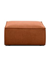 Voetenbank Lennon, Bekleding: polyester De slijtvaste b, Frame: massief grenenhout, FSC-g, Poten: kunststof De poten bevind, Geweven stof terracotta, B 88 x D 88 cm