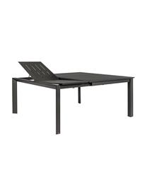 Table de jardin extensible Konnor, 110 - 160 x 160 cm, Anthracite, larg. de 110 à 160 x prof. 160 cm