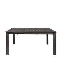 Table de jardin extensible Konnor, 110 - 160 x 160 cm, Anthracite, larg. de 110 à 160 x prof. 160 cm