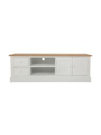 Mueble de TV Nora, Blanco, beige, An 150 x Al 50 cm