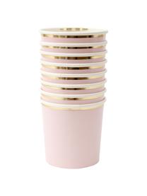 Papierový pohár Simply Eco, 8 ks, Bledoružová