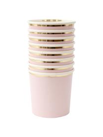 Tazza senza manico di carta Simply Eco, 8 pz., Carta, sventati, Rosa, Ø 8 x Alt. 8 cm