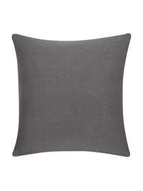 Housse de coussin gris foncé Mads, Gris foncé