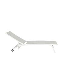Zahradní lehátko Cleo, Světle šedá, D 192 cm, Š 61 cm