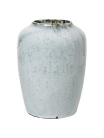 Keramická váza Lem, modrá, Keramika, Svetlomodrá, Ø 19 x V 25 cm