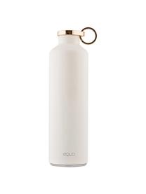 Isolierflasche Classy Thermo Snow White, Rostfreier Stahl, beschichtet, Weiss, Goldfarben, Ø 8 x H 26 cm