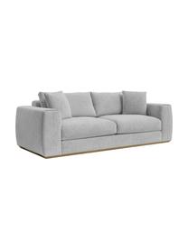 Sofa Vienna (3-osobowa), Tapicerka: 100% poliester Dzięki tka, Szara tkanina, S 234 x G 102 cm