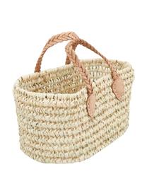 Borsa per la spiaggia Lea, Manico: pelle, Beige, Larg. 40 x Alt. 20 cm