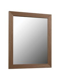 Miroir mural en bois Wilany, Brun foncé