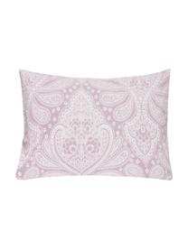 Taie d'oreiller 50x70 coton bio renforcé paisley Manon, 2 pièces, Lilas, larg. 50 x long. 70 cm