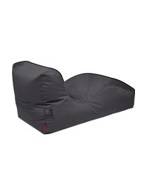 Fauteuil futon d'extérieur Wave, Anthracite, larg. 70 x prof. 125 cm