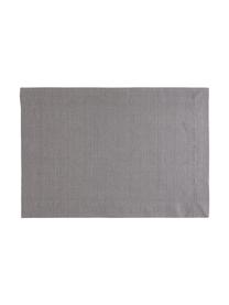 Manteles individuales de algodón Bombay, 2 uds., Algodón, Gris, An 35 x L 50 cm