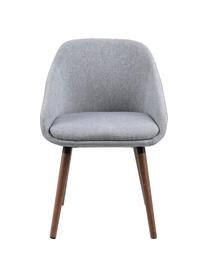 Chaise à accoudoirs scandinave Nils, 2 pièces, Gris clair