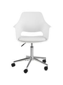 Kancelárska otočná stolička Ramona, výškovo nastaviteľná, Biela, Š 57 x H 53 cm