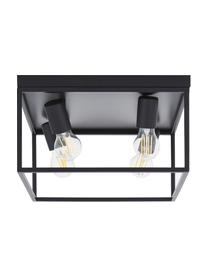 Plafondlamp Silentina, Zwart, B 36 x H 21 cm