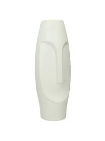 Vaso viso bianco grande Samara, Gres, Bianco, Larg. 12 x Alt. 32 cm