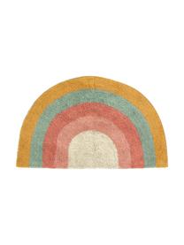 Tappeto bagno design arcobaleno Arco, 100% cotone, Multicolore, Larg. 80 x Lung. 45 cm