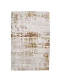 Bavlnený koberec Louisa, tkaný naplocho, Zlatohnedá, odtiene striebornej, Š 200 x D 300 cm (veľkosť L)