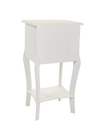 Noční stolek z jedlového dřeva Ona, Bílá, Š 38 cm, V 71 cm