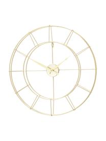 Reloj de pared Alisha, Metal recubierto, Dorado, Ø 57 cm