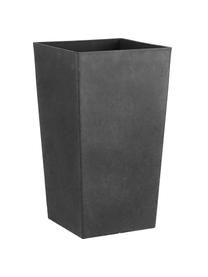 Grand cache-pot Bravo, Plastique, Anthracite, larg. 30 x haut. 54 cm