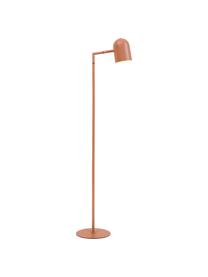 Leeslamp Marseille in terracottakleur, Lampenkap: gecoat metaal, Lampvoet: gecoat metaal, Terracottakleurig, crèmewit, 40 x 141 cm