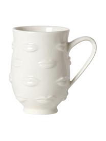 Designer Tasse Gala, Porzellan, Weiß, Ø 9 x H 13 cm, 470 ml