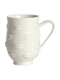 Designer Tasse Gala, Porzellan, Weiss, Ø 9 x H 13 cm, 470 ml