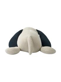 Peluche Daniel the Dog, Rivestimento: 100% cotone, Bianco latte, blu scuro, Larg. 40 x Alt. 14 cm