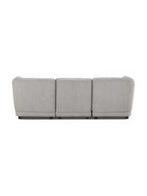 Modulares Ecksofa Ari in Grau, Bezug: 100% Polyester Der hochwe, Gestell: Massivholz, Sperrholz, Webstoff Grau, B 228 x T 136 cm