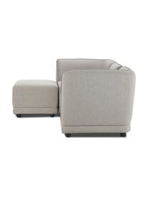 Modulares Ecksofa Ari in Grau, Bezug: 100% Polyester Der hochwe, Gestell: Massivholz, Sperrholz, Webstoff Grau, B 228 x T 136 cm